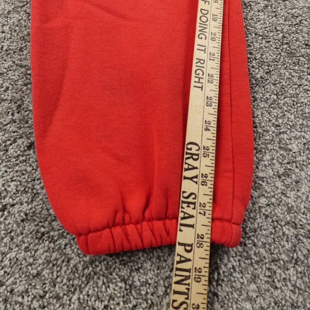 VTG San Francisco 49ers Sweatpants Mens M Red NFL Football Jogger Nutmeg 90s USA - Picture 3 of 16